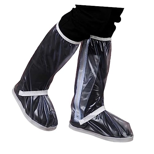 TEMPNAP wasserdichte Regenstiefel Überziehschuhe Für Damen Und Herren XL Leicht rutschfest Wiederverwendbar Für Reisen Wandern Und Alltag Bei Regen Weiß von TEMPNAP