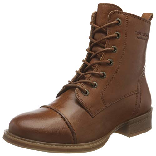 Ten Points Damen Pandora Stiefelette, Cognac, 38 EU von TEN POINTS