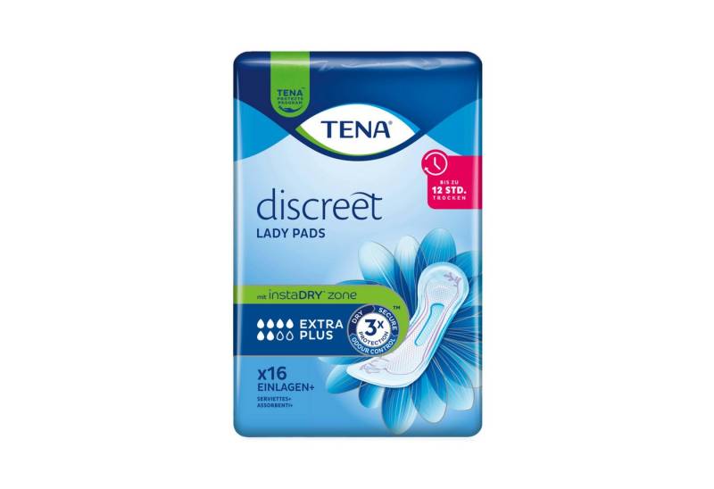TENA Inkontinenz-Einlage TENA LADY - Discreet Extra Plus, 16-St. von TENA