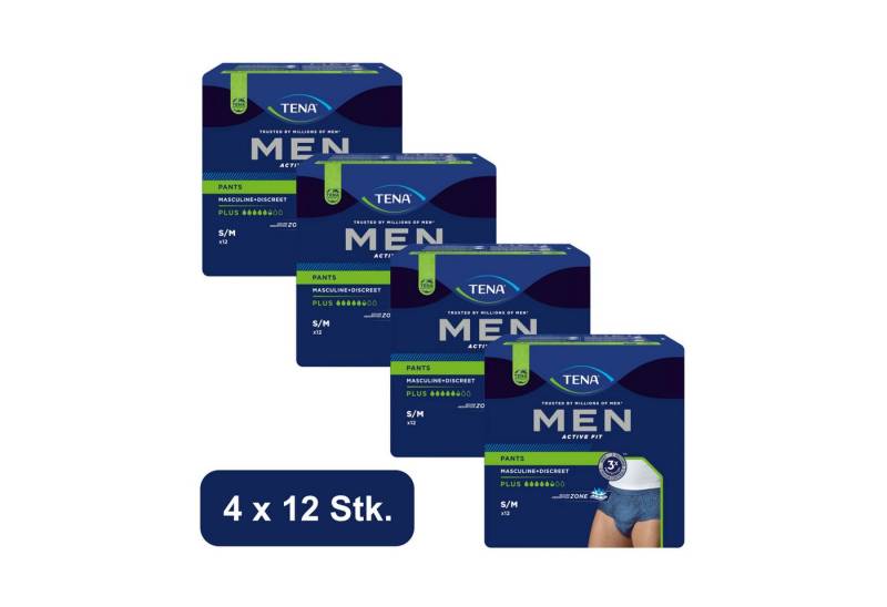 TENA Inkontinenz-Pants TENA MEN - Active Fit - Pants Plus - Blau von TENA
