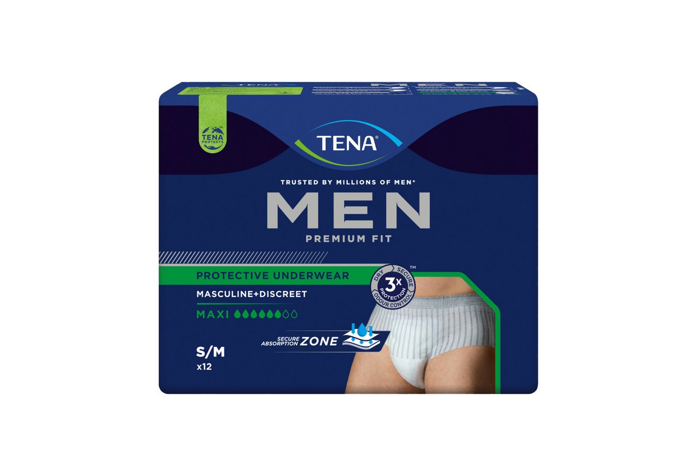 TENA Inkontinenz-Pants TENA MEN - Premium Fit Pants Maxi, 48-St. von TENA