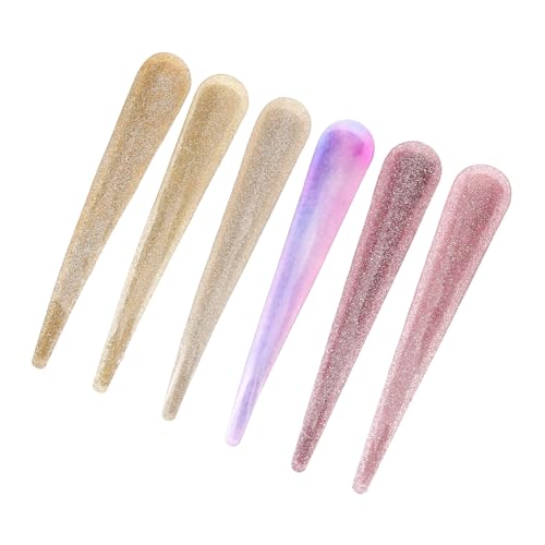 6 Stück Haarspangen mit Breitem und Seitlichen Clips für Frauen und Mädchen Gemischte Haarstile für Partys von TENDYCOCO