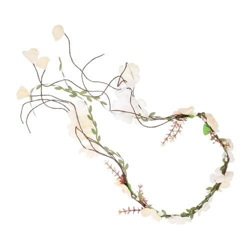 Blumen-haarband Floraler Kopfschmuck Mädchen-stirnband Hochzeit Haar-accessoire Helle Blumen-kopfbedeckung von TENDYCOCO