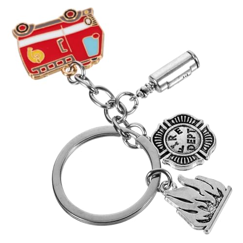 Feuerwehrmann-schlüsselanhänger Für Männer Feuerhut Charme Feuerwehrhelm-schlüsselanhänger Schlüsselanhänger Der Feuerwehr Schlüsselanhänger Für Geldbörse Legierung TENDYCOCO von TENDYCOCO