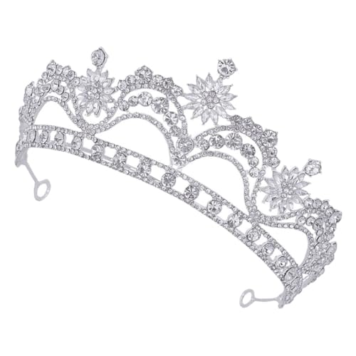 Funkelnde Strass-krone für Bräute Brautjungfern Damen Hochzeit Braut-kopfschmuck von TENDYCOCO