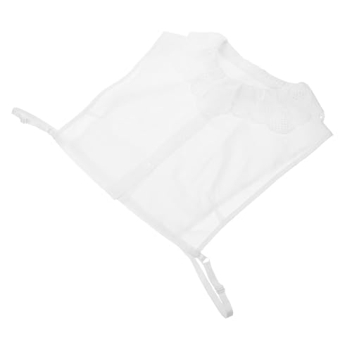 Modische Bluse mit Falschem Kragen Abnehmbarer Kragen Elegantes Hemd mit Falschem Kragen Weiche Baumwolle Stilvolles Accessoire von TENDYCOCO