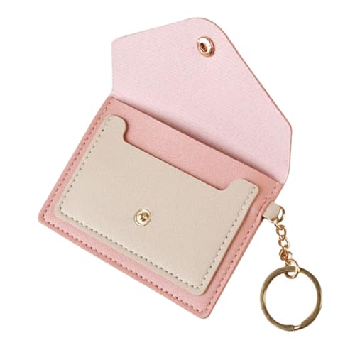 TENDYCOCO Kartenhalter Damen Aus Candy Farben Kleiner Kreditkartenetui Mit Schlüsselanhänger Und ünzfach Praktisches Portemonnaie Für EC Karten Und Bargeld von TENDYCOCO