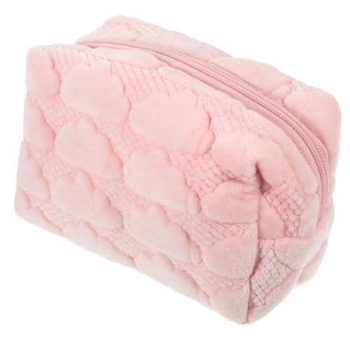 Kawaii Kosmetiktasche Tragbare Make up Tasche Pink Große Kapazität Minimalistisches Design Ideal Für Reisen Und Alltag Cute Pouch Bag Für Frauen Und ädchen von TENDYCOCO