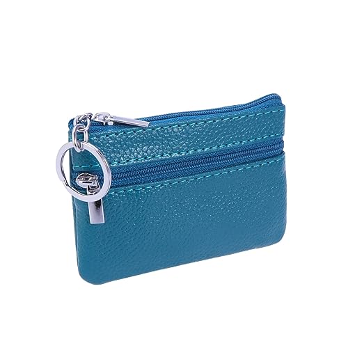 Leder Geldbörse Karte Slot Frauen Zipper Pouch Reise Brieftasche Make-up Tasche Organizer Compact See von TENDYCOCO
