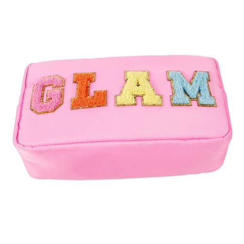 Niedliche Make-up-Tasche Mit Blumenmuster Große Kapazität Kulturbeutel Für Damen Reisekosmetik-Organizer von TENDYCOCO