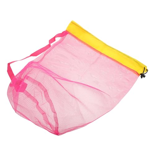 Sandbeutel Strandtasche Aufbewahrungstasche Netz-/mesh-Strandtasche Große Netztasche für Jungen und Mädchen von TENDYCOCO