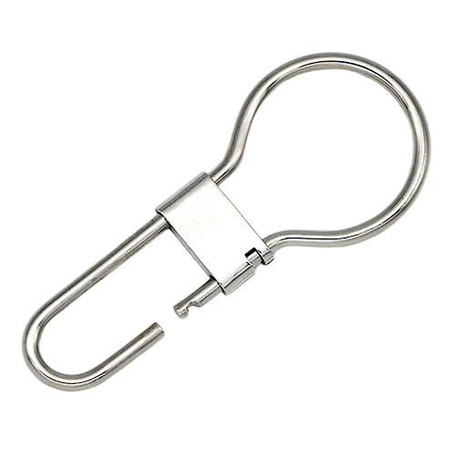 Schlüsselanhänger Schlüsselanhänger Schlüsselanhänger Schlüsselanhänger Silberner Schlüsselanhänger D Ring Federclip Anhängerhalter Schlüsselanhänger Ornament TENDYCOCO von TENDYCOCO