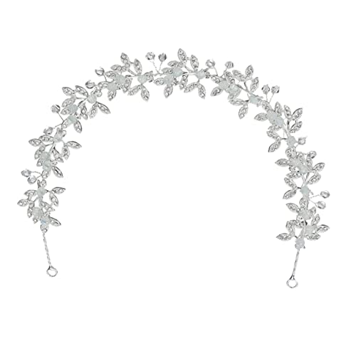 TENDYCOCO 1 Stück Braut Stirnband Braut Haarschmuck Neuartiger Kopfschmuck Hochzeits Stirnband Süßer Haarschmuck Strass Kopfschmuck Anmutiger Haarschmuck Stilvoller Haarschmuck von TENDYCOCO