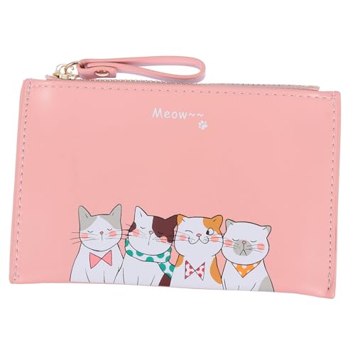 TENDYCOCO 1 Stück Cartoon Geldbörse Geldbörse Cartoon Pu Geldbörse Lipgloss Schlüsselanhänger Kleingeld Geldbörse Kreditinhaber Geldbörse Schnalle Münzgeldbörse Mini Dekor von TENDYCOCO