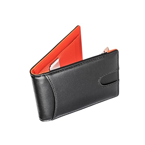 TENDYCOCO Modische Geschützte Leder-geldbörse Für Herren Business-geldbörse Kartenfächer Tasche Schwarz von TENDYCOCO