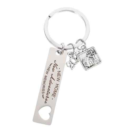 TENDYCOCO 1 Stück Einweihungs Schlüsselanhänger Praktischer Schlüsselanhänger Unser Erster Zuhause Schlüsselanhänger Neuer Zuhause Schlüsselanhänger Handy Autozubehör Autoschlüssel von TENDYCOCO