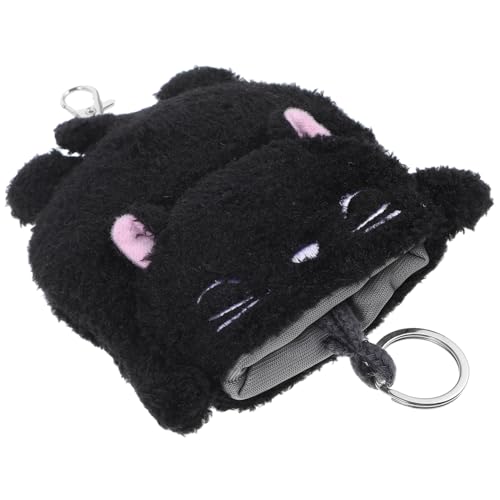 TENDYCOCO Süße Geldbörse in Katzenform Aus Wolle Für Rucksack-Accessoire Zufälliger Stil von TENDYCOCO