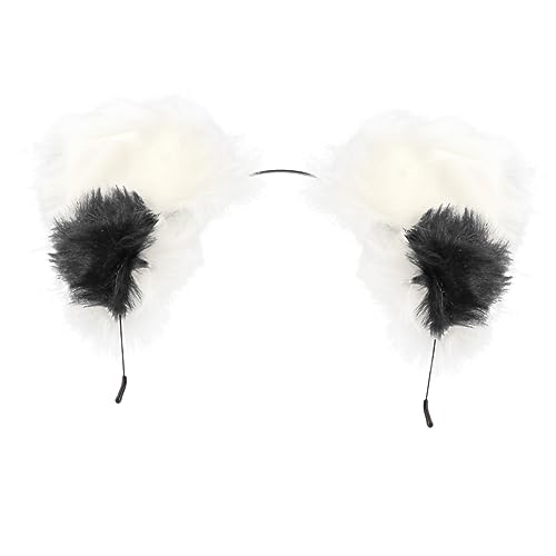 TENDYCOCO 1 Stück Katzenohren Stirnband Schöne Ohr Kopfbedeckung Plüsch Ohr Stirnband Tier Ohr Performance Haar Accessoire Katzenohren Haarband Cosplay Kopfbedeckung Katzenohren von TENDYCOCO