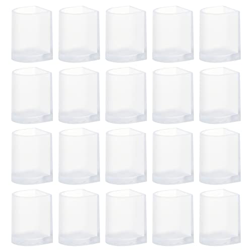 TENDYCOCO 10 Paar High Heel Protector Cover Transparente Fersenkappen Klarer Schuh Fersenschutz High Heel Ersatzspitzen Fersenspitzen Ersatz High Heel Spitzen Damen Pumps Klare Absätze von TENDYCOCO
