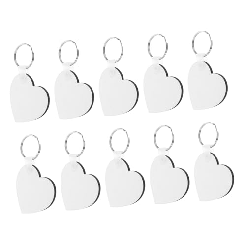 TENDYCOCO 10St bastelbedarf dekoanhänger Key Chains Schlüsselanhänger-Rohlinge runde Sublimationsrohlinge Sublimation Leere Schlüsselanhänger Sublimations-Schlüsselanhänger selber Machen MDF TENDYCOCO 10St bastelbedarf dekoanhänger Key Chains Schlüsselanhänger-Rohlinge runde Sublimationsrohlinge Sublimation Leere Schlüsselanhänger Sublimations-Schlüsselanhänger selber Machen MDF von TENDYCOCO