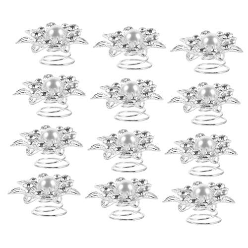 TENDYCOCO 12 Stück Spiral Haarnadel Haarspangen Kleine Haarspangen Haarspiralen Haarspangen Für Frauen Für Haare Braut Haarspangen Haardekorationen Für Frauen Haarspangen von TENDYCOCO