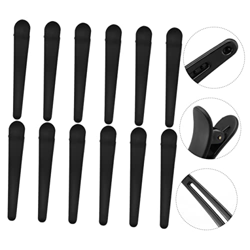 TENDYCOCO 12stücke Matte Haarspangen Einfacher Duckbill Clip Für Damen Und Praktische Haarklammern Für Alltag Und Styling Robustes Kunststoffmaterial Für von TENDYCOCO