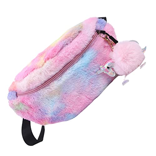 TENDYCOCO 1Pc All-Match Fuzzy Schöne Party Mini Plüsch Reiseschlinge Wandern Kosmetik Mädchen Mädchen Flauschige Dame Beutel Zelle Laufen Einkaufen Faux Camping Körper Für Xxcm von TENDYCOCO