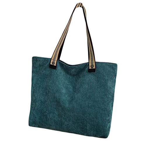 TENDYCOCO 1Pchandbag Chic Grün Schulter Aufbewahrungstasche Frauen Stilvolle Tote Retro Kapazität Große Vintage Frau Handtasche von TENDYCOCO