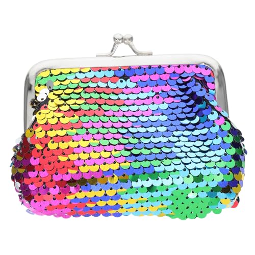 TENDYCOCO Pailletten Geldbörse Für Mädchen Kleiner Geldbörse Mit Münzfach Langlebiges Material Für Kleine Gegenstände Für Party Und Alltag von TENDYCOCO