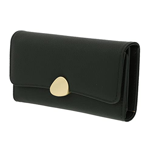 TENDYCOCO 1stück Damen Geldbörse Mit Münzfach Eleganter Langer Geldbeutel Pu Multifunktionale Aufbewahrung Für Karten Und Kleingeld Für Reisen Und Alltag Grün von TENDYCOCO