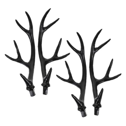 2 Pairs Hirschgeweih Kopfstück Stirnband Zubehör Faux Rentier Geweih für Halloween von TENDYCOCO