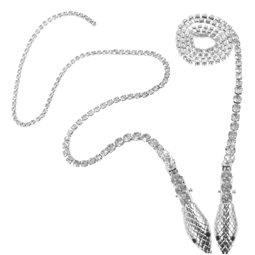 Schlangen-haarnadel Damen-haar-accessoire Modische Haarspange Kette Für Pferdeschwanz von TENDYCOCO