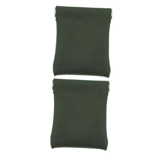 TENDYCOCO 2 Stück Münzgeldbörse Kleingeld Geldbörse Mit Reißverschluss Mini Geldbörse Minimalistische Geldbörse Mini Geldbörse Kleine Aufbewahrungstasche Mehrzweck Münzzweck Reise von TENDYCOCO