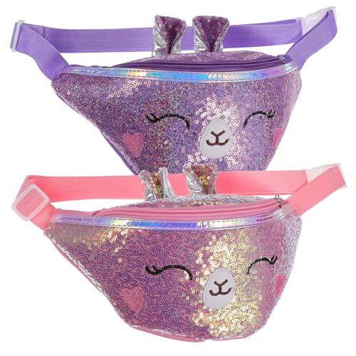 Glänzende Gürteltasche Für Mädchen Mit Pailletten Im Cartoon-Stil Und Reißverschluss von TENDYCOCO