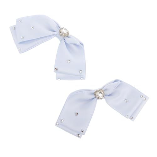 TENDYCOCO 2 Stück Schleife Haarnadel Haaraufsätze Haarklammern Haarspangen Haarspangen Mädchen Schleifen Haarklemmen Mädchen Haarschmuck Haarnadel Haarklammern Haarschmuck Für Mädchen von TENDYCOCO