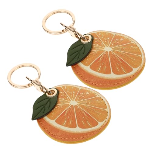 2 Süße Schlüsselanhänger-schutzhüllen Aus Pu-Leder für Kartenhüllen für Den Eingangsschutz von TENDYCOCO