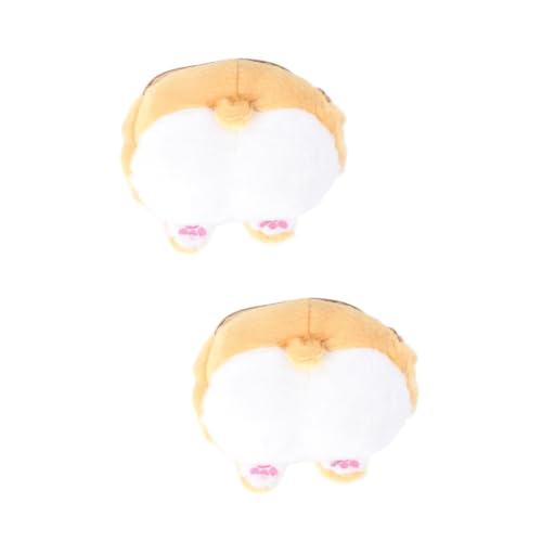 TENDYCOCO 2St Geldbörse Hund Münzfach mit Reißverschluss lustige Brieftasche Beutel Corgie Portemonnaie Kinder umhängen Cosmetic Bag Cross-Body Bags Crossbody-Bag Umhängetasche Mädchentasche von TENDYCOCO