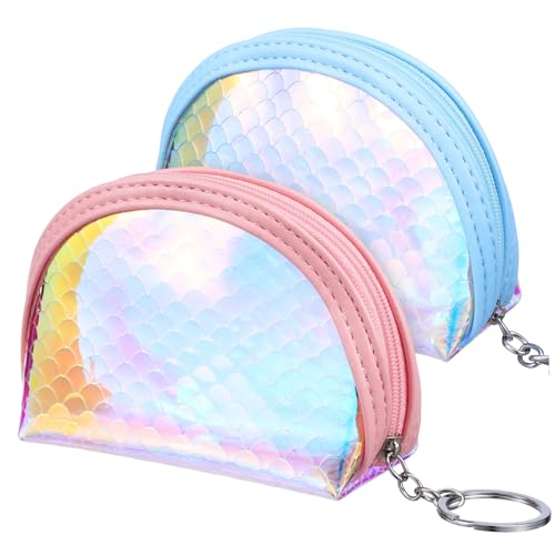 Süße Geldbörse Für Mädchen Reißverschlusstasche Clutch Mit Meerjungfrauen- Mini-Tasche Für Den Geldbeutel von TENDYCOCO