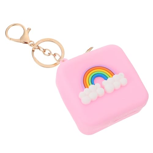 TENDYCOCO 2St Schlüsselanhänger Aufbewahrungstasche Tier-Schlüsselanhänger Handtaschen-Organizer Münze Protect schutzzelt schlüsseletui aus silikon Bezaubernde Aufbewahrungstasche Kieselgel von TENDYCOCO