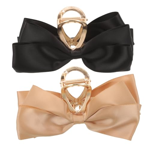 Große Haarklammern Mit Schleifen Elegante Haarclips Für Damen Dekorative Haarklammern Aus Satin Und Perfekte Accessoires Für Sommerfrisuren von TENDYCOCO