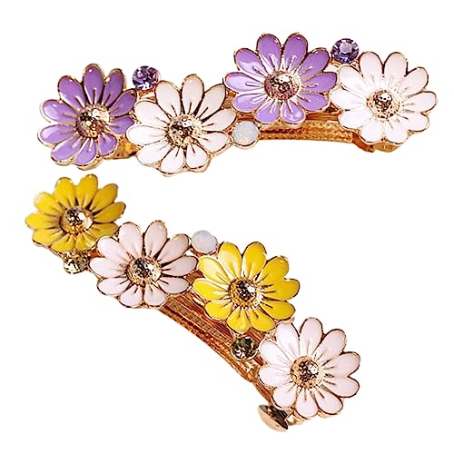 TENDYCOCO 2st Haarschmuck Haarspangen Haarklammer Feder Haarspange Feder Haarnadel Haarspange Für Dünnes Haar Haarspange Für Mädchen Haarnadel Mädchen Haarspange Strasssteine von TENDYCOCO