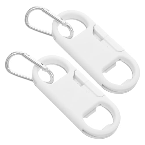 TENDYCOCO 2st Lustiger Schlüsselanhänger Tragbares USB-ladegerät Schlüsselanhänger Flaschenöffner USB-ladegeräte Flaschenöffner Für Schlüsselorganisator USB-ladekabel Multi-ladegerät Weiß von TENDYCOCO