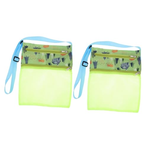 TENDYCOCO 2st Strandtasche Spielzeug Für Die Reise Outdoor-Organizer-Handtasche Aufbewahrungstasche Tragetasche Für Den Strand Auffangbeutel Aus Mesh-Schale Reisetaschen Oxford-Stoff von TENDYCOCO