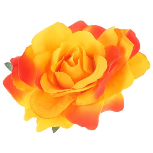 TENDYCOCO 3 Stück 2 1 Haarspange mit Rosenblüten künstliche blüten artificial Hair accessory Hochzeitshaarschmuck für Frauen Boho-Haarschmuck Brosche mit Rosenblüte Haarspange von TENDYCOCO