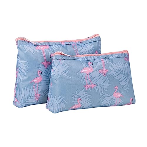 Tragbarer Kulturbeutel Aus PVC Mit Flamingo-Muster Reise-Make-up-Aufbewahrungstasche Für Hautpflegeprodukte Für Frauen von TENDYCOCO