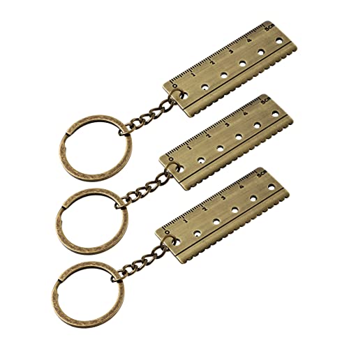 TENDYCOCO 3 Stück Messschieber Schlüsselanhänger Für Weihnachten Weihnachten Rucksack Zum Aufhängen Verzierung Linealform Schlüsselanhänger Dekor Schlüsselanhänger Mini von TENDYCOCO