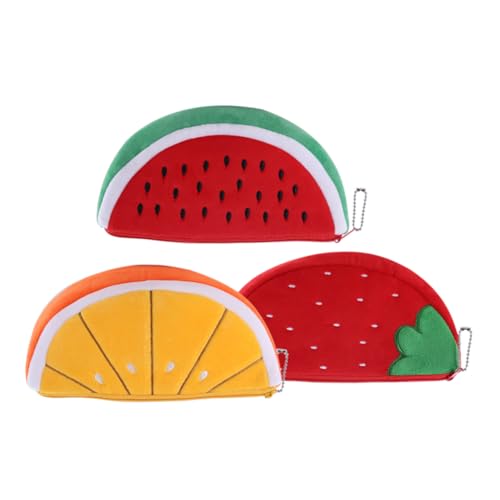 TENDYCOCO Cartoon Geldbörse Set Obst Geformt Bleistift Taschen Frauen Reißverschluss TENDYCOCO Cartoon Geldbörse Set Obst Geformt Bleistift Taschen Frauen Reißverschluss von TENDYCOCO