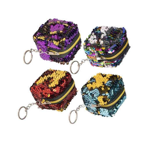 TENDYCOCO Material Pailletten-geldbörse Mit Reißverschluss Geldbörse Für Schlüsselring Modisch Und Leicht Für Damen Zufällige Farbe TENDYCOCO Material Pailletten-geldbörse Mit Reißverschluss Geldbörse Für Schlüsselring Modisch Und Leicht Für Damen Zufällige Farbe von TENDYCOCO