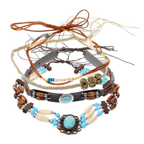 Hutbänder – 4 Stück Bänder – Strandhutbänder Sonnenhutbänder Stilvoll Für Damen Herren Unisex von TENDYCOCO