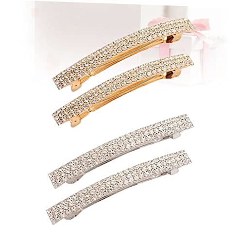 Top Clip für Haar 4 Pack Mädchen Haar Clip Kristall Frauen Haar Pin Haar Zubehör von TENDYCOCO